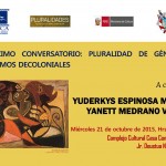 Duodécimo Conversatorio: “Pluralidad de Genero y Feminismos Decoloniales”