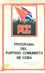 Programa del partido comunista de Cuba