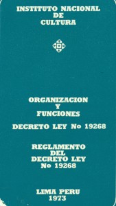 Organización y funciones Decreto Ley N° 19268