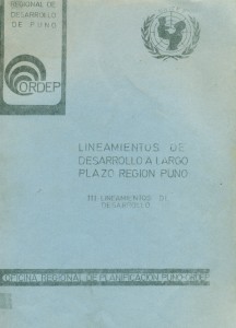 Lineamientos de desarrollo a largo plazo región Puno
