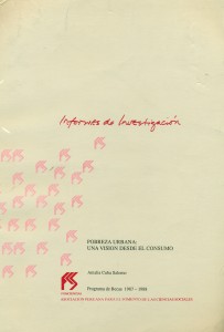 Pobreza Urbana una visión desde el consumo