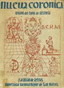 Nueva Corónica. Órgano del Dpto. de Historia - UNMSM