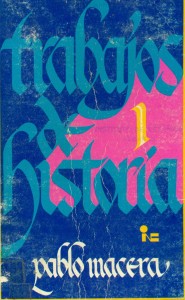 Trabajos de historia. Tomo I