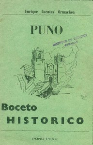 Puno, boceto histórico. Homenaje al 293° aniversario cívico