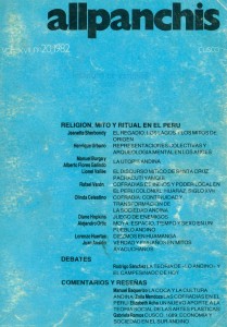 Allpanchis N° 20