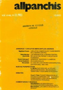 Allpanchis N° 21