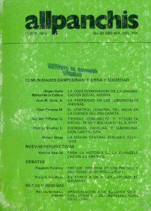 Allpanchis N° 22