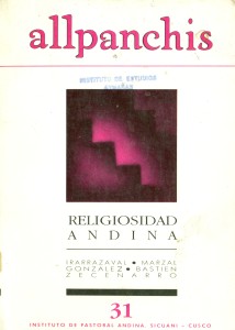 Allpanchis N° 31