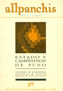 Allpanchis N° 37