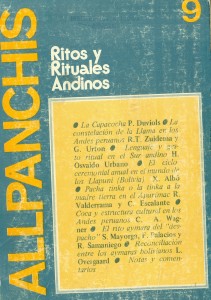 Allpanchis N° 09