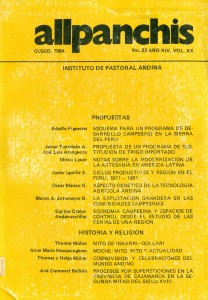 Allpanchis N° 23