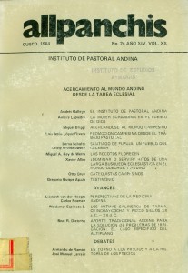 Allpanchis N° 24