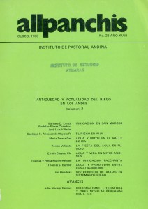 Allpanchis N° 28