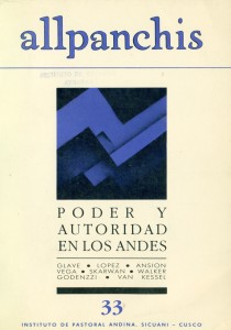 Allpanchis N° 33