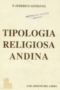 Tipología religiosa andina. Ensayo lingüístico y simbólico