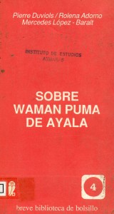 Sobre Waman Puma de Ayala
