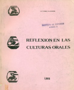 Reflexión en las culturas orales