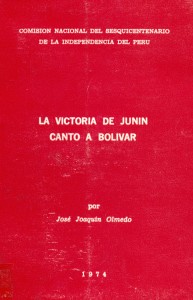La victoria de Junín. Cantos a Bolívar
