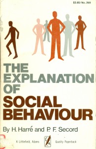 The explanation of social behaviour