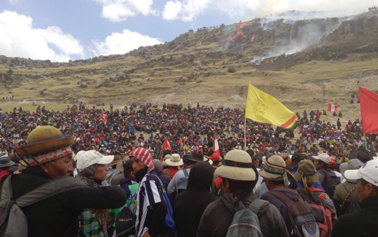 Se producen enfrentamientos por distritalización de poblados cercanos al proyecto Las Bambas