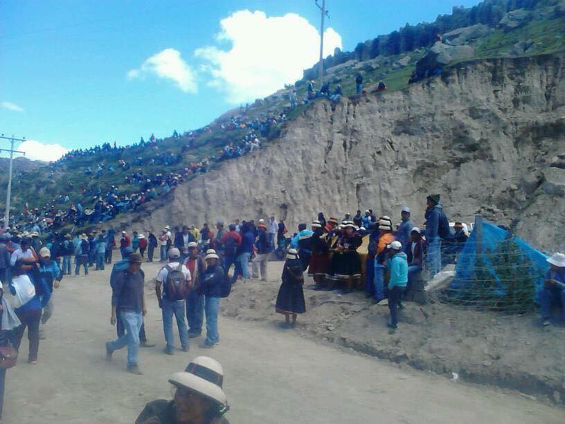 Challhuahuacho retoma paro indefinido y demanda presencia de ministros
