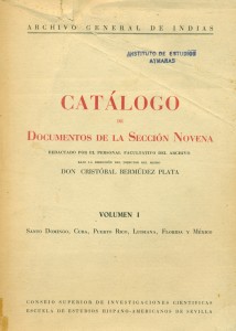 Catálogo de documentos de la Sección Novena I