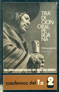 Tradición Oral Peruana, I. Hemerografia (1896-1976)