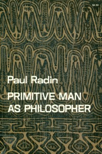 Primitive Man as philosopher