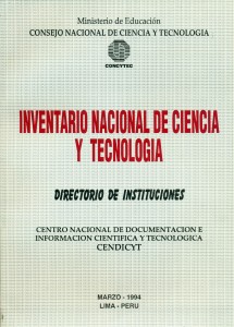 Inventario nacional de ciencia y tecnología