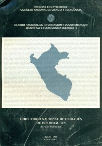 Directorio Nacional de unidades de información (Versión preliminar)