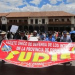 Espinar inicia paro de 24 horas frente al incumplimiento de compromisos para afrontar contaminación ambienta