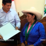 Región Cajamarca otorgó reconocimiento a Máxima Acuña por la defensa del medio ambiente
