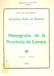 Monografía de la provincia de Lampa