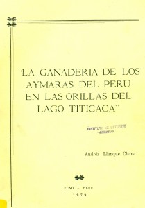 La ganadería de los aymaras del Perú en las orillas del Titicaca