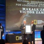 Peruano recibió premio de National Geographic por luchar contra minería ilegal