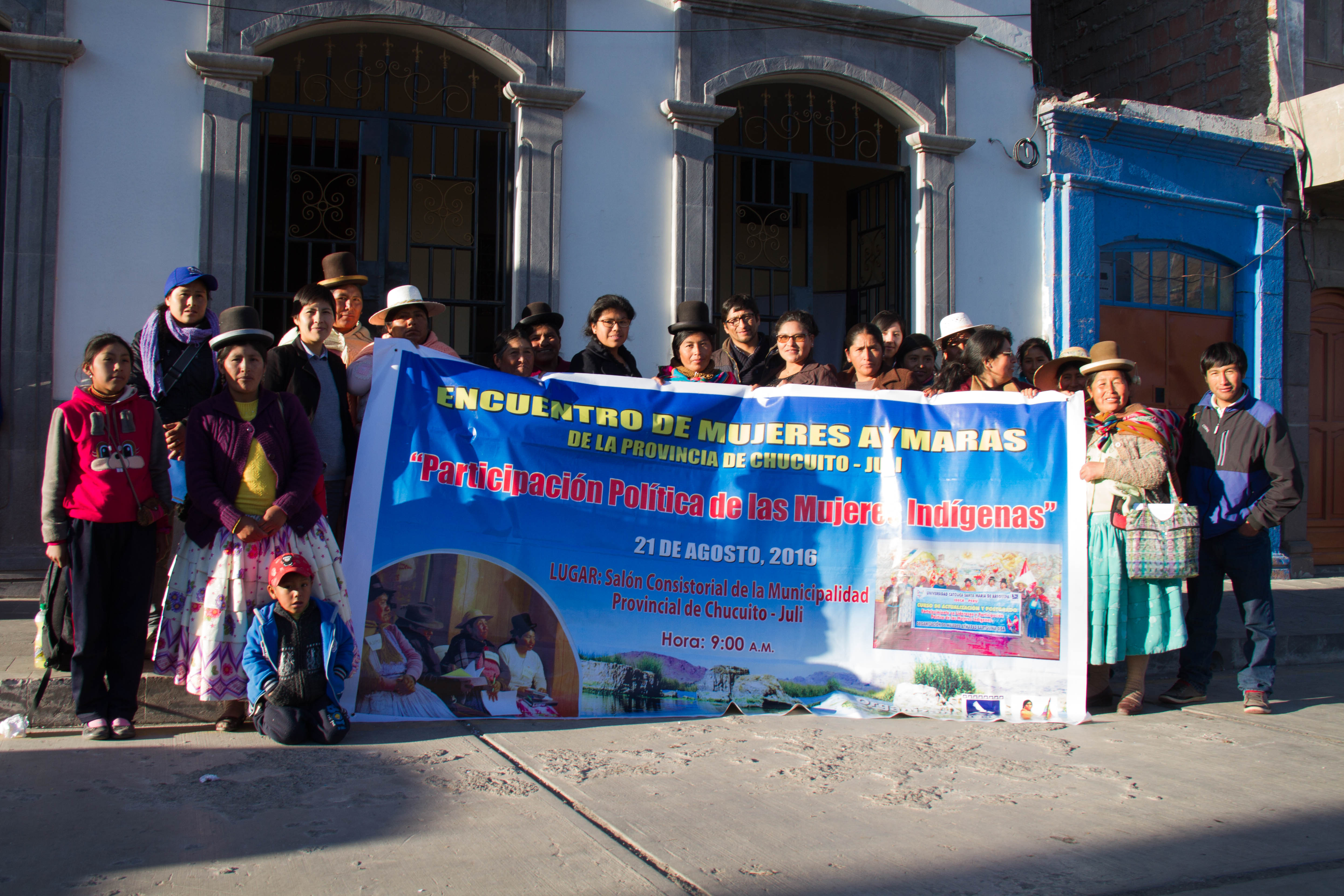 Con la participación de lideresas se llevó adelante el Encuentro de Mujeres Aymaras de la Provincia de Chucuito (Puno)