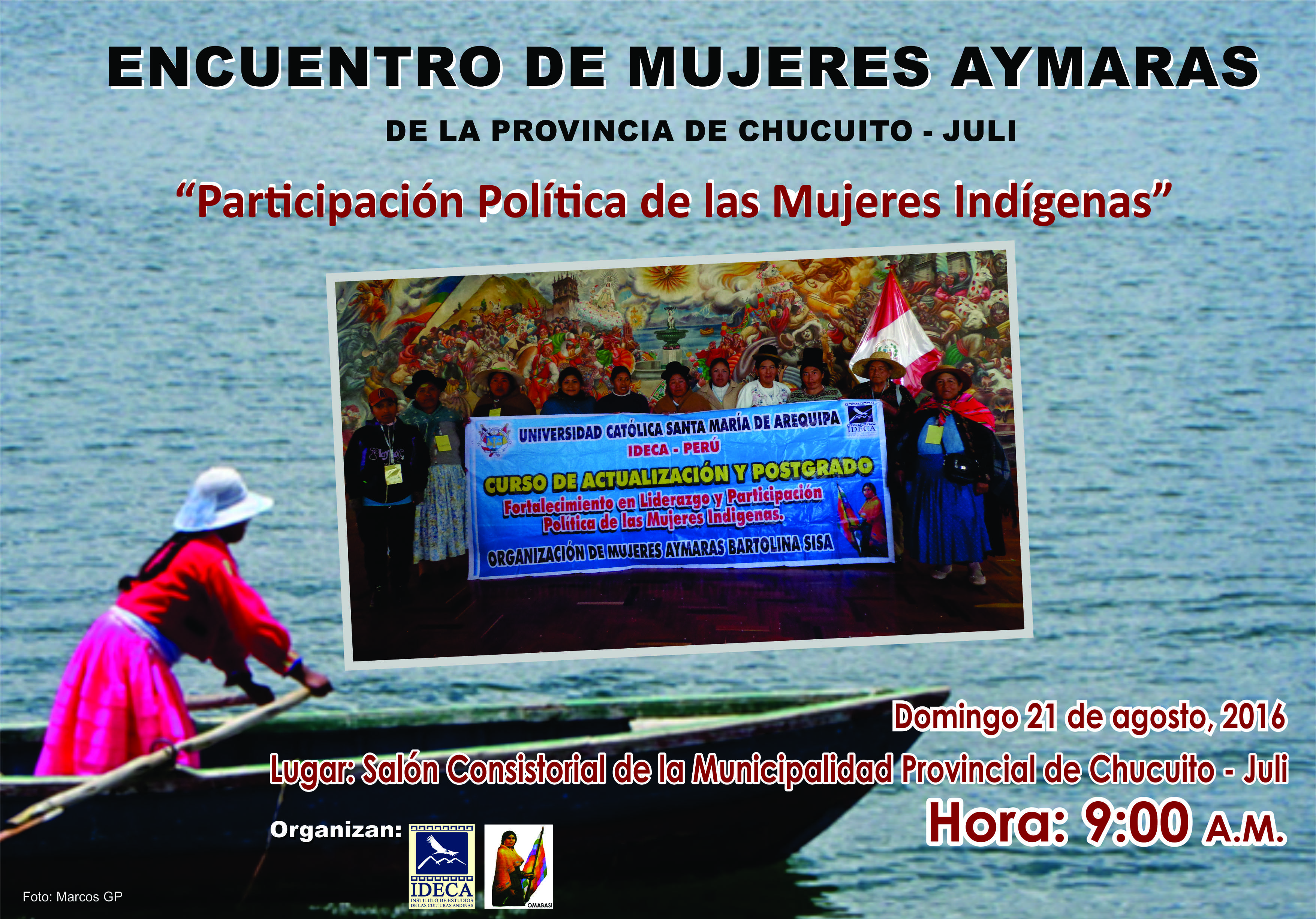 Puno: Encuentro de Mujeres Aymaras de la Provincia de Chucuito – Juli