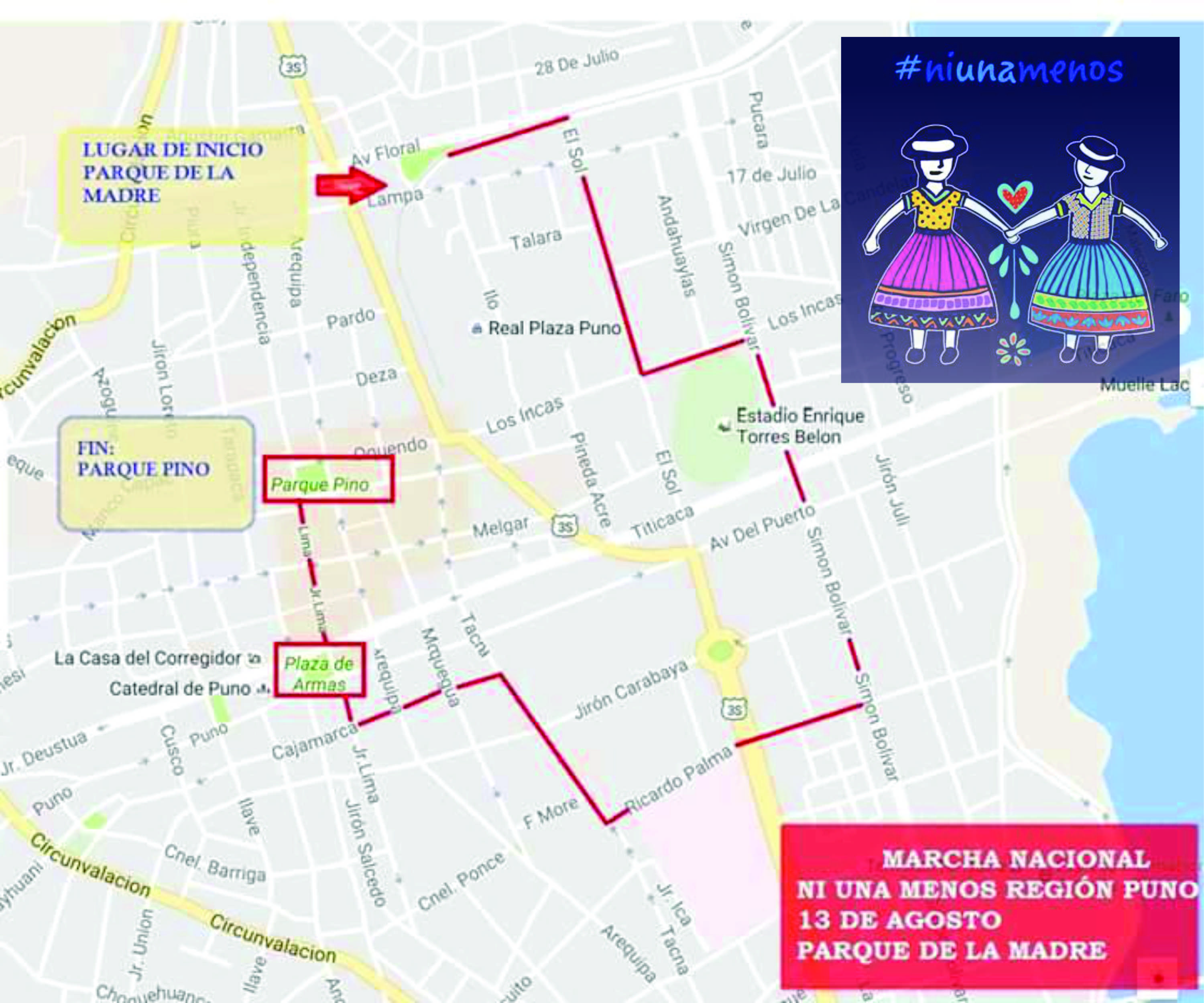 Puno se une a la marcha nacional “Ni Una Menos”