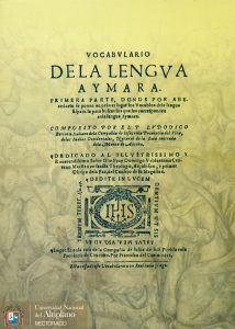 Vocabulario de la lengua aymara