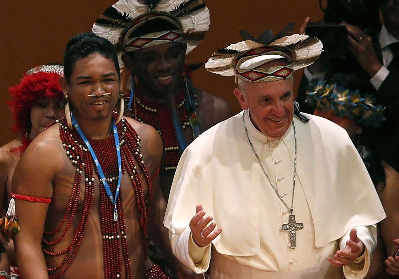 Papa Francisco pide reconocer y respetar a los pueblos indígenas