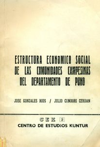 Estructura económico social de las comunidades campesinas del departamento de Puno