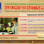 Programación Radio IDECA – Abril 2017