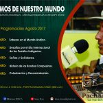 Programación Radio IDECA – Agosto 2017
