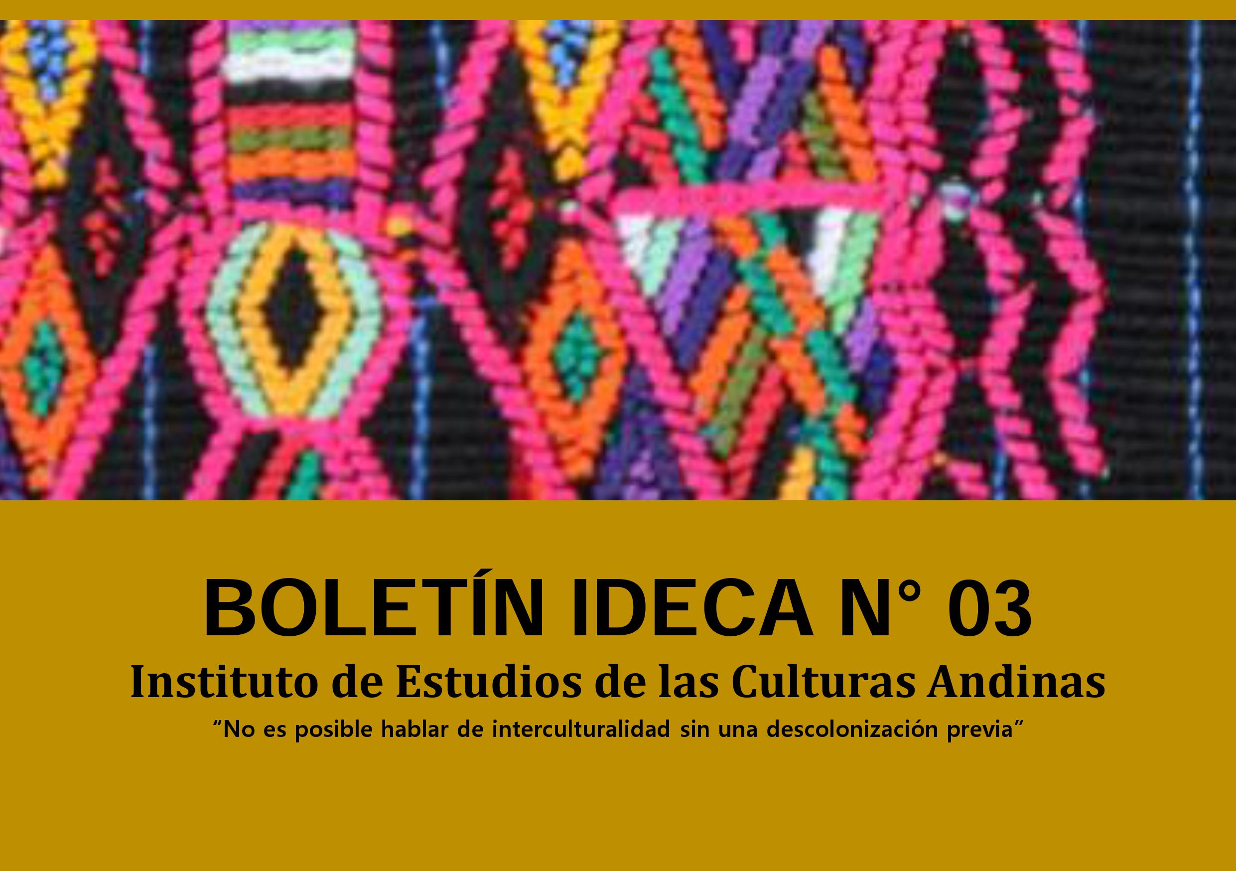Boletín IDECA No. 03 – 2017