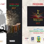 PRIMERA FERIA DEL LIBRO MUNICIPAL 2017 "JULIACA LEE"