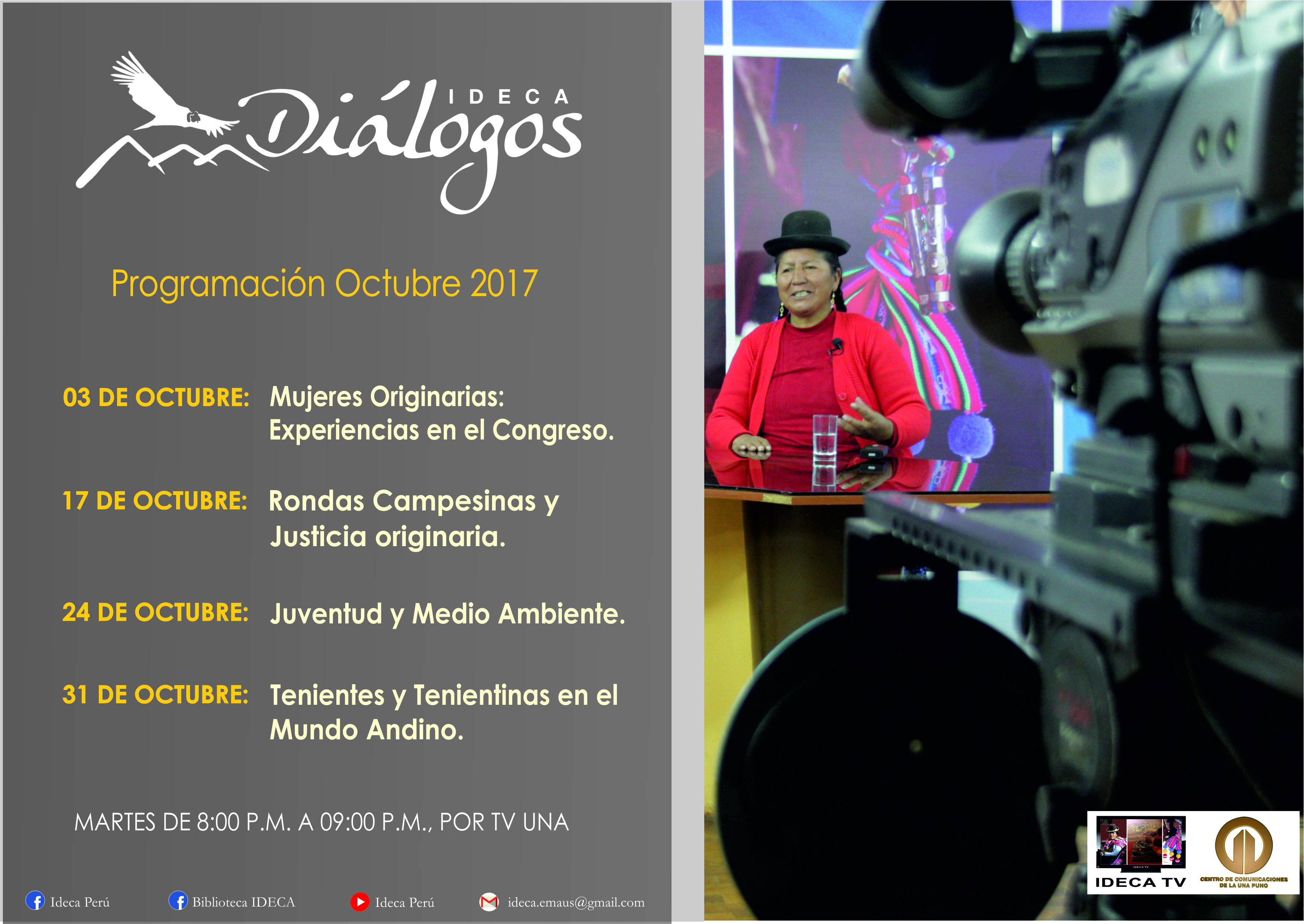 Programación IDECA TV – Octubre 2017