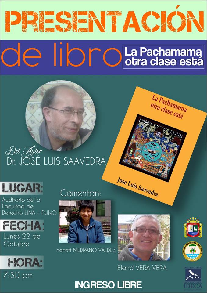 Ex Viceministro de Educación de Bolivia presentará su libro en Puno