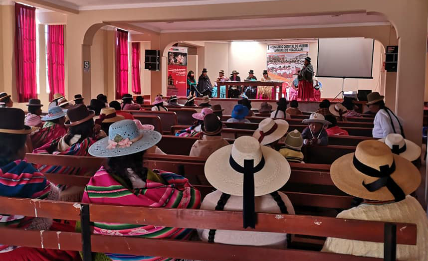 I Primer Congreso de Mujeres Aymaras del Distrito de Huacullani