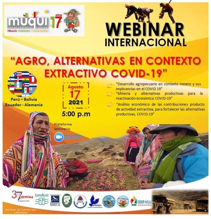 "Agro, alternativas en contexto extractivo COVID-19"