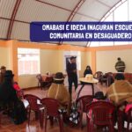 OMABASI E IDECA INAGURAN ESCUELA COMUNITARIA EN DESAGUADERO